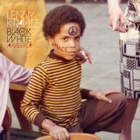 lenny kravitz black white america copertina album