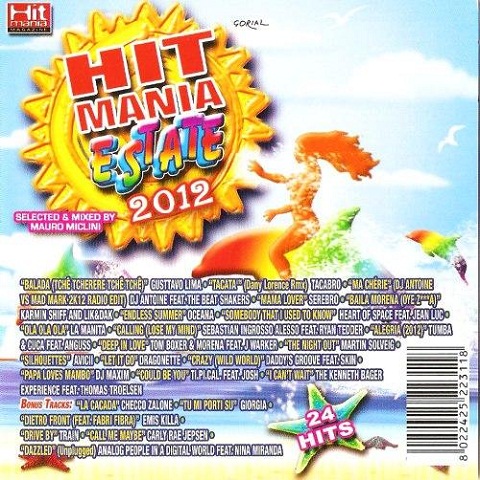hit mania estate 2012 copertina cd artwork