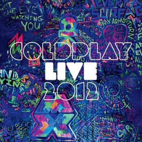 Coldplay Live 2012 copertina cd dvd artwork