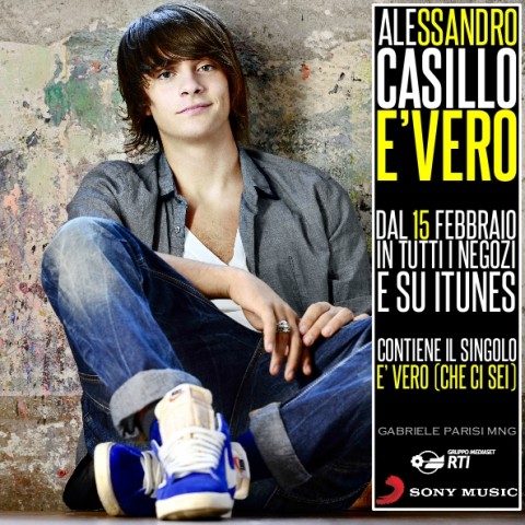 Alessandro Casillo E' Vero - copertina album