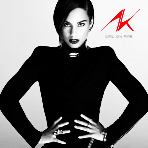 Alicia Keys Girl on fire copertina disco artwork