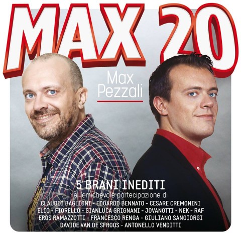 Max Pezzali Max 20 cd cover