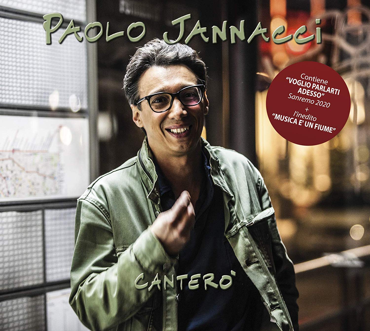 Voglio Parlarti Adesso Paolo Jannacci Canterò copertina album 2020