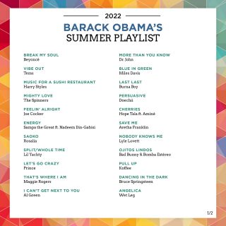 La Summer Playlist di Barack Obama