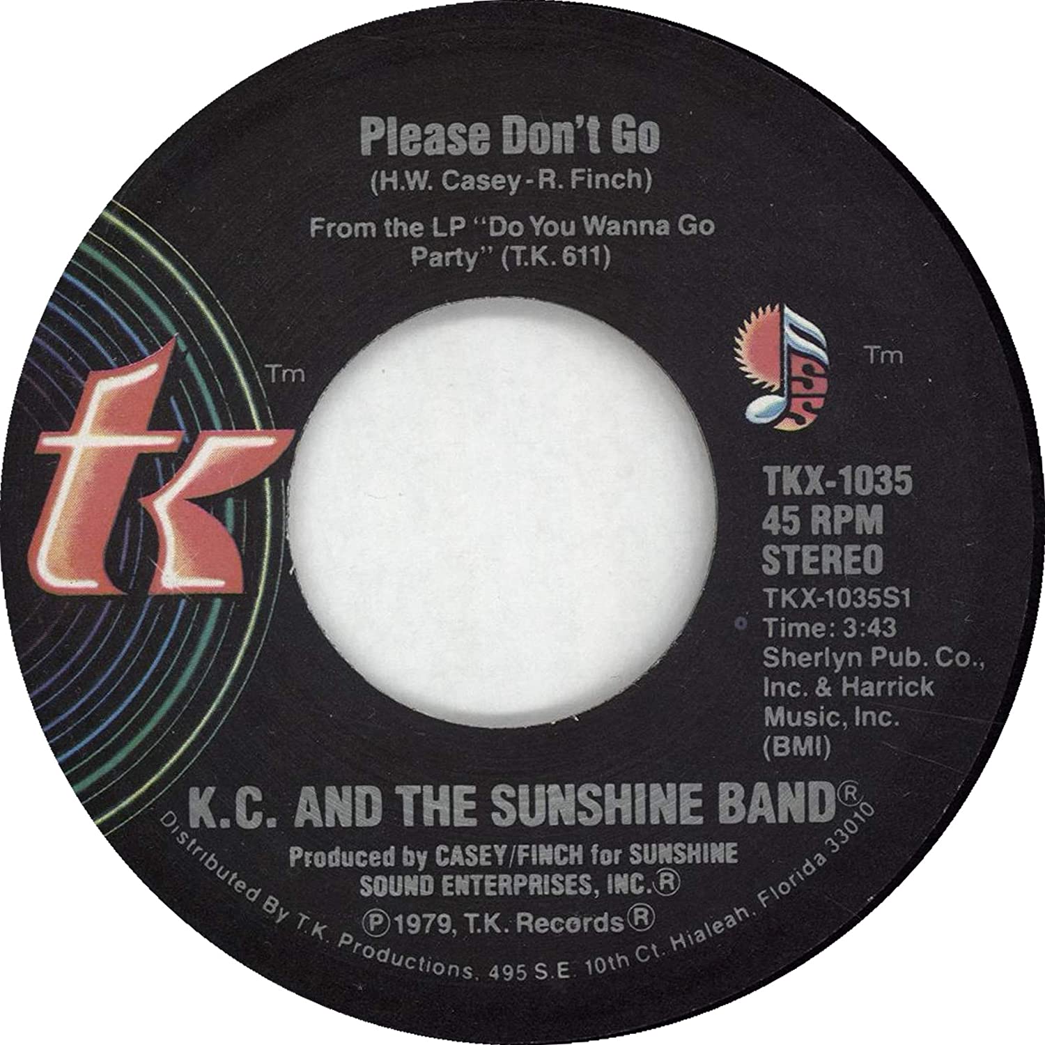 KC & The Sunshine Band - Please Don't Go - Testo e Traduzione