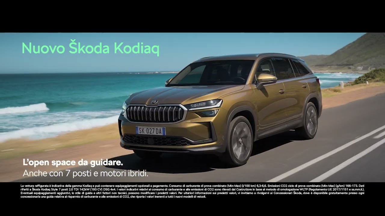 Canzone Spot Nuovo Škoda Kodiaq