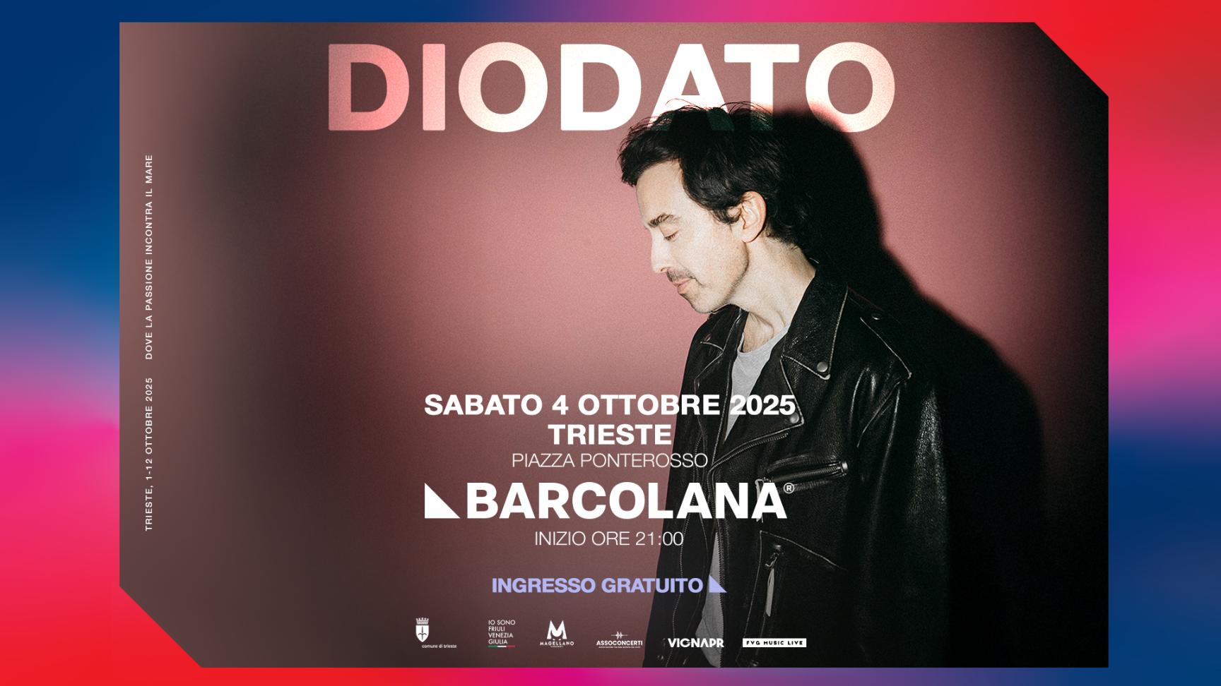 Diodato in concerto a Trieste Barcolana 2025